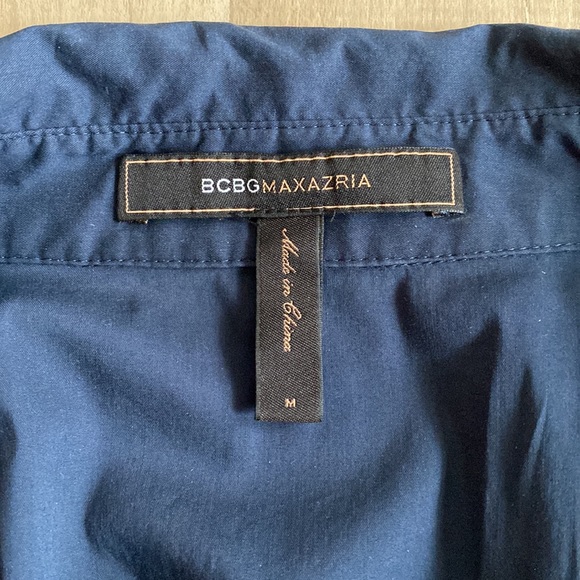 BCBGMaxAzria Navy Blouse - Picture 4 of 6